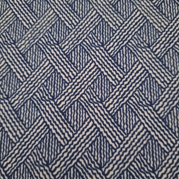 EP New York UPF+50 Sleeveless Blue Geometric 1/4 Zip Golf Dress Sz L EUC - Picture 4 of 11